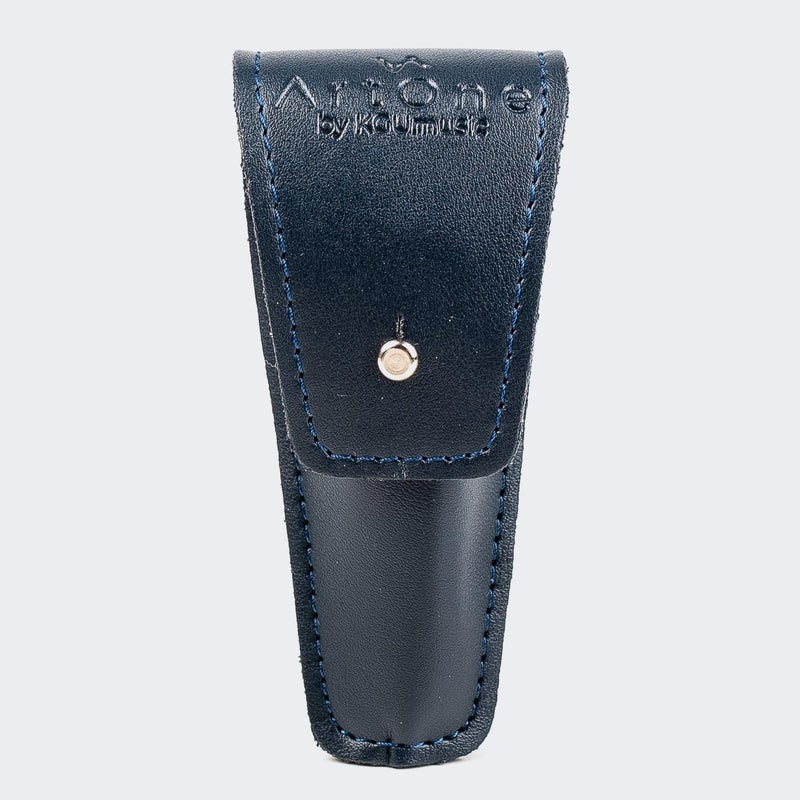 Artone Trumpet MOUTHPIECE POUCH. Single holder for trumpet mouthpieces, crafted from Faux leather case. Protective mouthpiece bag Secure storage. Gift for trumpeter. Trumpet accessories (Blue, Pouch Single) - Image 2